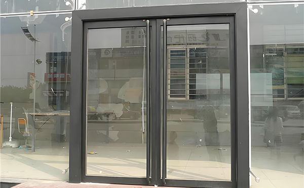 泾川玻璃地弹门