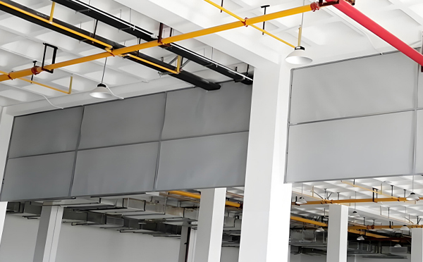 商场防烟分区常闭节点:泾川挡烟垂壁高度与控制器接线图解 商场防烟分区常闭节点:泾川挡烟垂壁高度与控制器接线图解